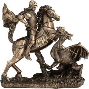 Saint George the Dragon Slayer Statue