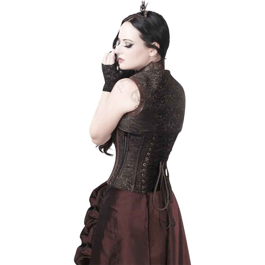 Clothing & Accessories :: Black corset Steampunk or Gothic style dress