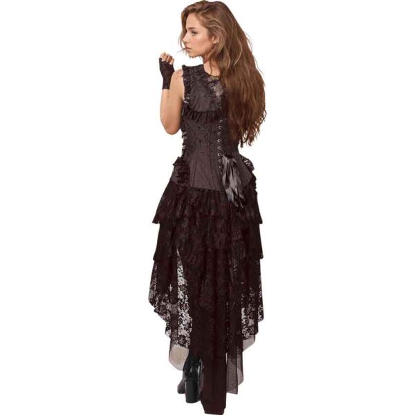 Ronnie Victorian Inspired Brown Corset Dress