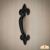 Wrought Iron Medieval Door Handle