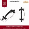 Wrought Iron Medieval Door Handle