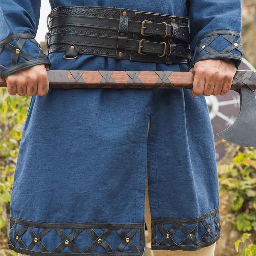 Anike Wide Viking Belt - Black