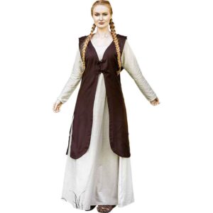 Brisella Medieval Overdress - Brown