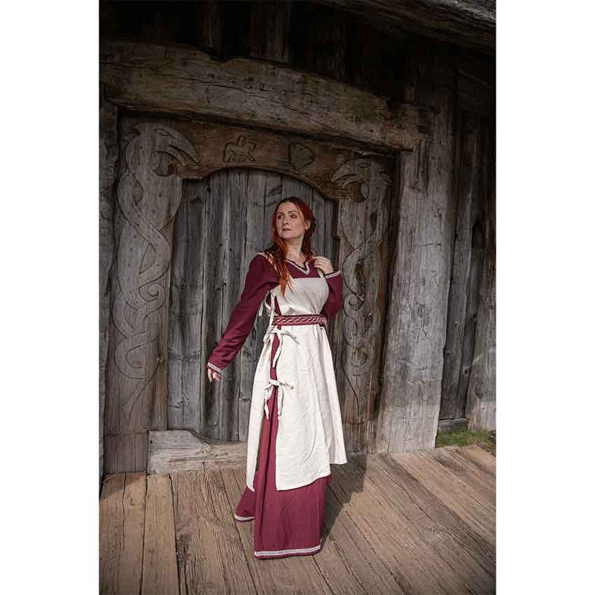 ✨ Medieval Country Maiden Light Cotton Dress - Medieval Shop at Lord of  Battles