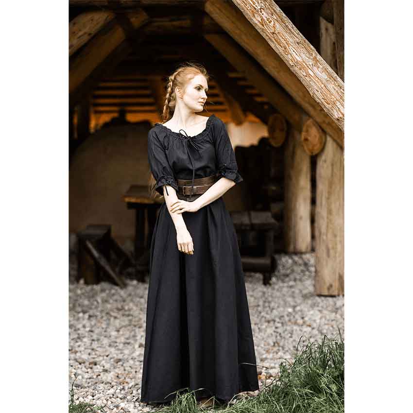 Medieval best sale dress black