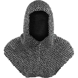 Richard Riveted Oiled Chainmail Coif - Special Edition