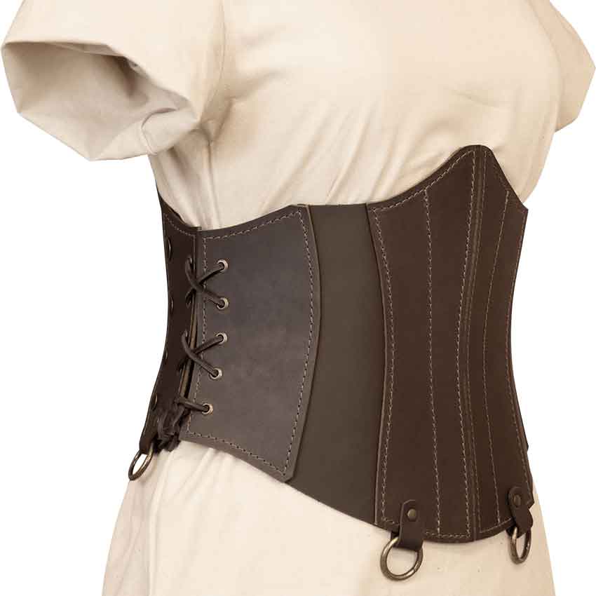 Light Amber Shieldmaiden Leather Armor for Medieval LARP – Les Artisans  d'Azure