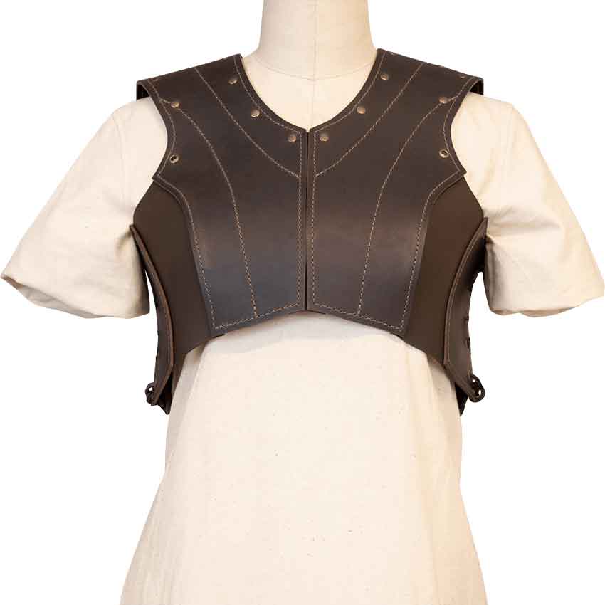 Light Amber Shieldmaiden Leather Armor for Medieval LARP – Les Artisans  d'Azure