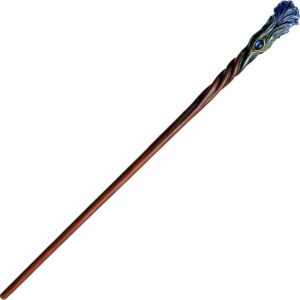 Sapphire Plume Peacock Wand