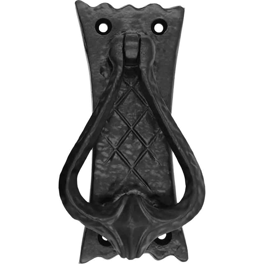 Simple Medieval Cast Iron Door Knocker