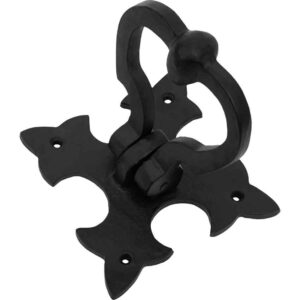 Gothic Fleur de Lis Cast Iron Door Knocker