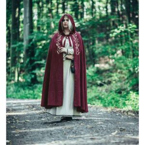 Lyra Medieval Cloak - Red