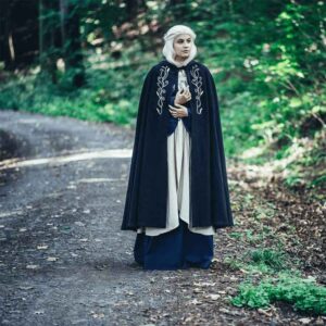 Lyra Medieval Cloak - Black