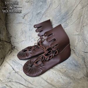 Atticus Tall Roman Sandals - Brown