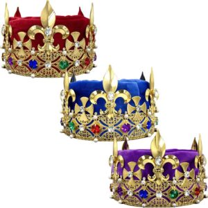 Golden King's Crown - Multicolored Gems