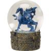 Midnight Blue Dragon Water Globe