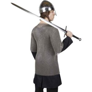 Half Sleeve Stainless Steel Butted Chainmail Hauberk