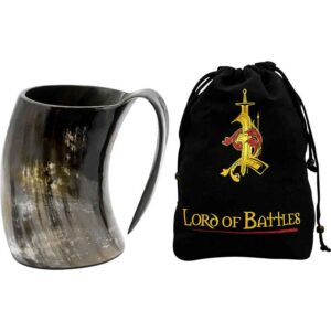 Lothar Large Viking Horn Tankard