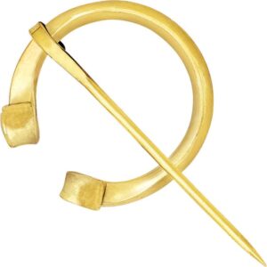 Brass Medieval Cloak Pin