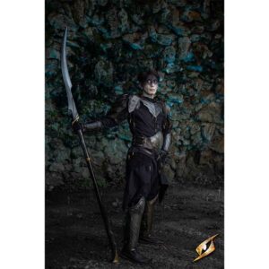 Eventide LARP Glaive - Black/Grey - 210cm