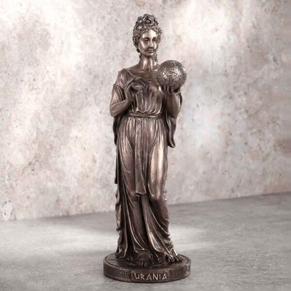 Bronze Urania Greek Goddess Statue