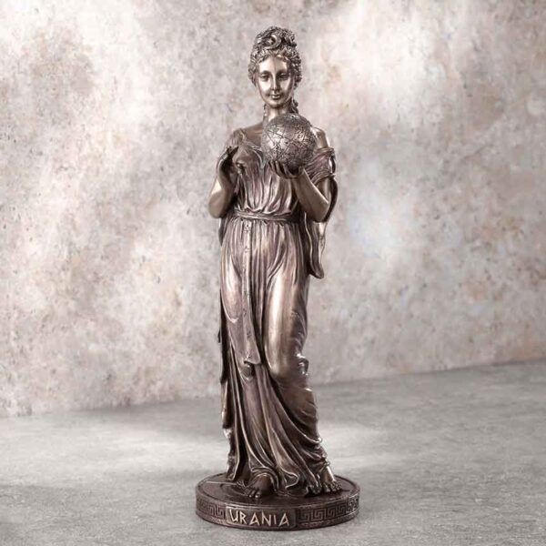 Bronze Urania Greek Goddess Statue