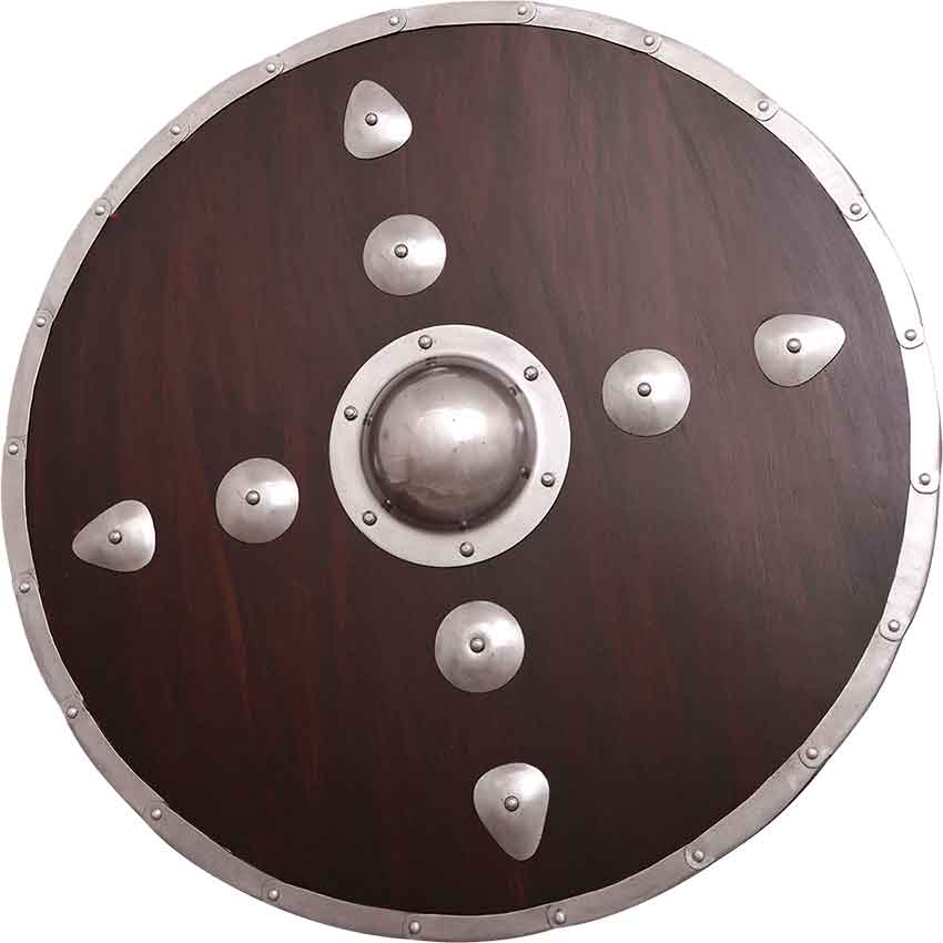 Studded Viking Wooden Shield