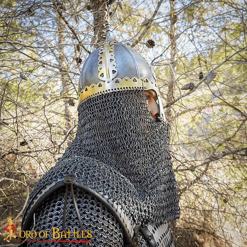 LARP Medieval Viking Helmet, Early Era fashion Helmet, Knight Helmet | Handmade Armour Helmet