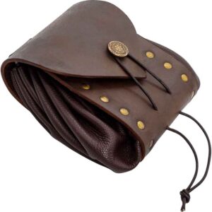 Casimir Medieval Belt Pouch - Brown