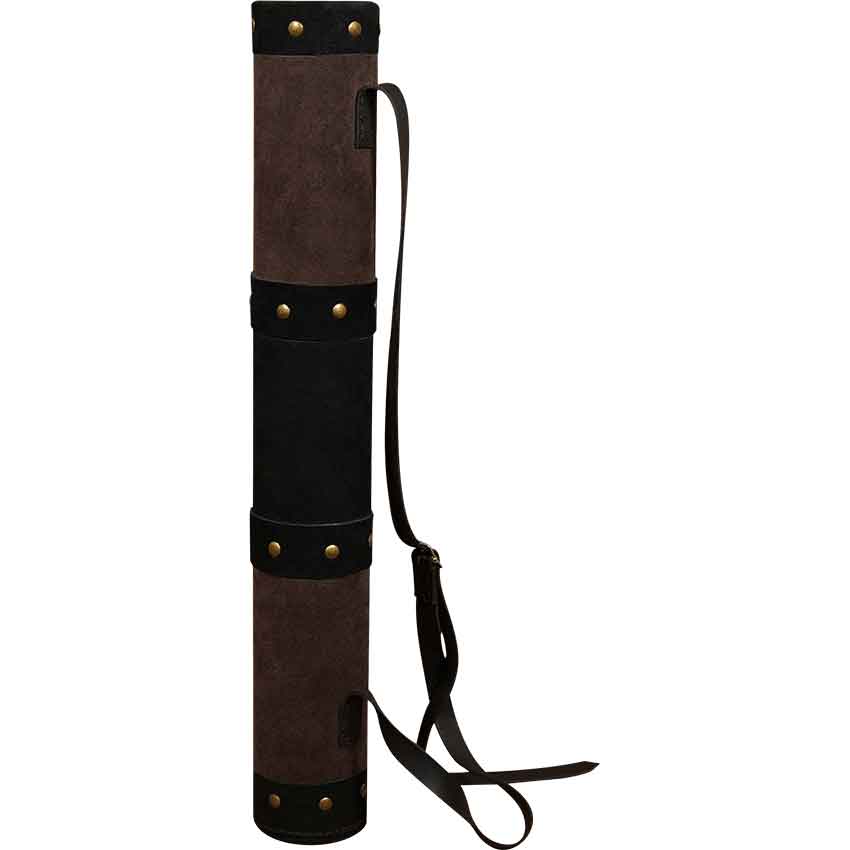 Suede Archer's Quiver - Brown