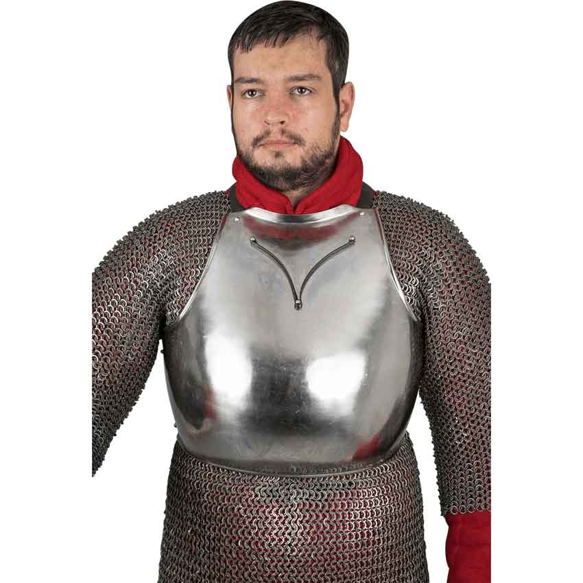 14th Century Steel Breastplate - Polished