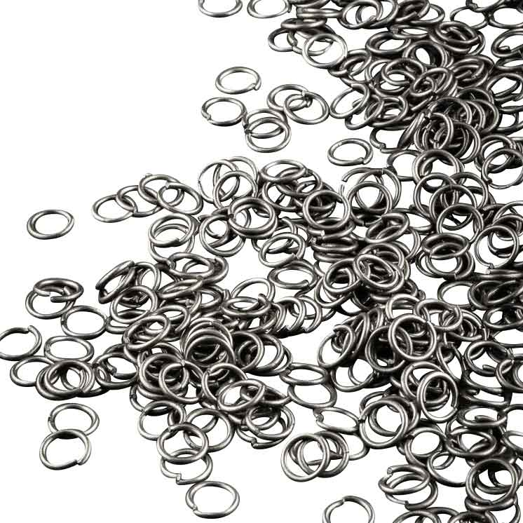 Steel 9mm Round Chainmail Rings