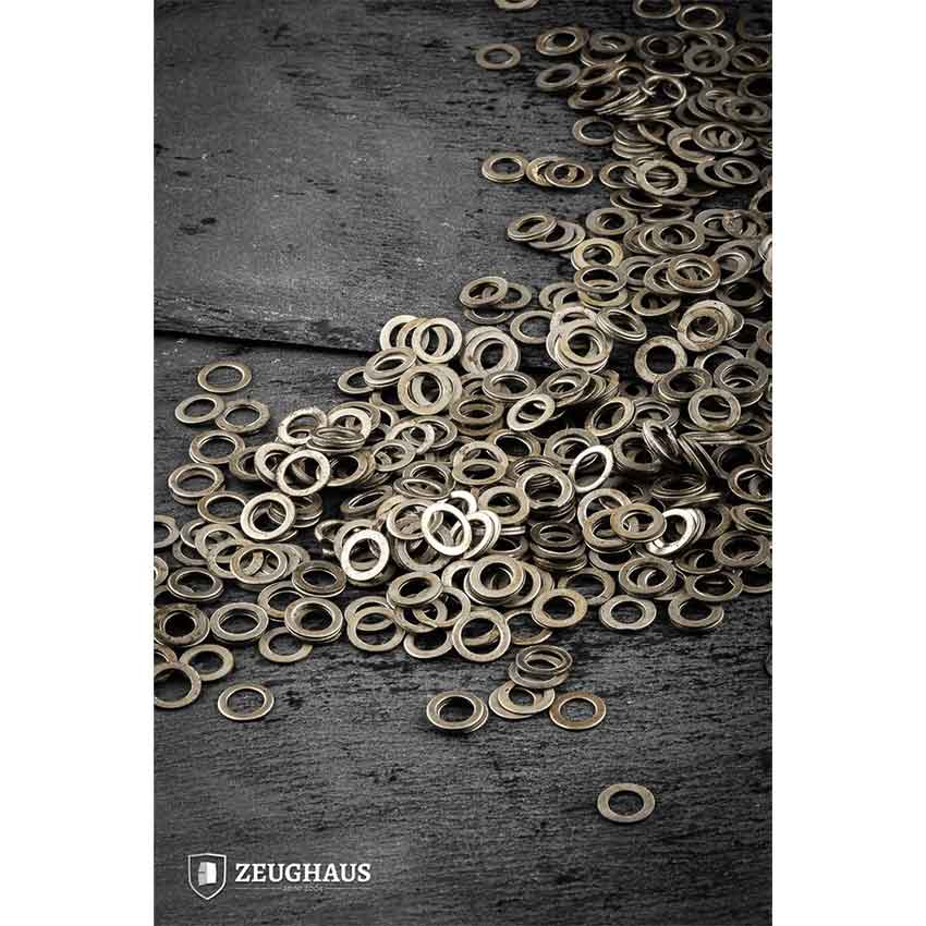 9mm Solid Flat Steel Chainmail Rings