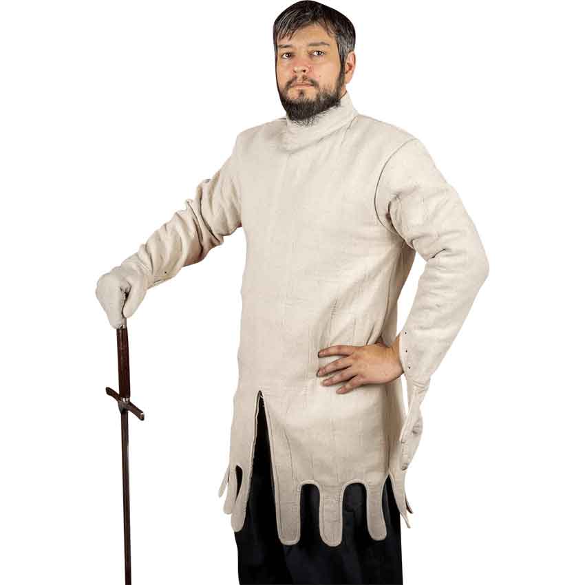 Light Gambeson with Attached Gloves