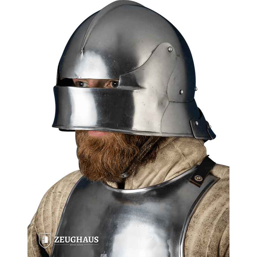 15th Century German Sallet Helmet - Polished