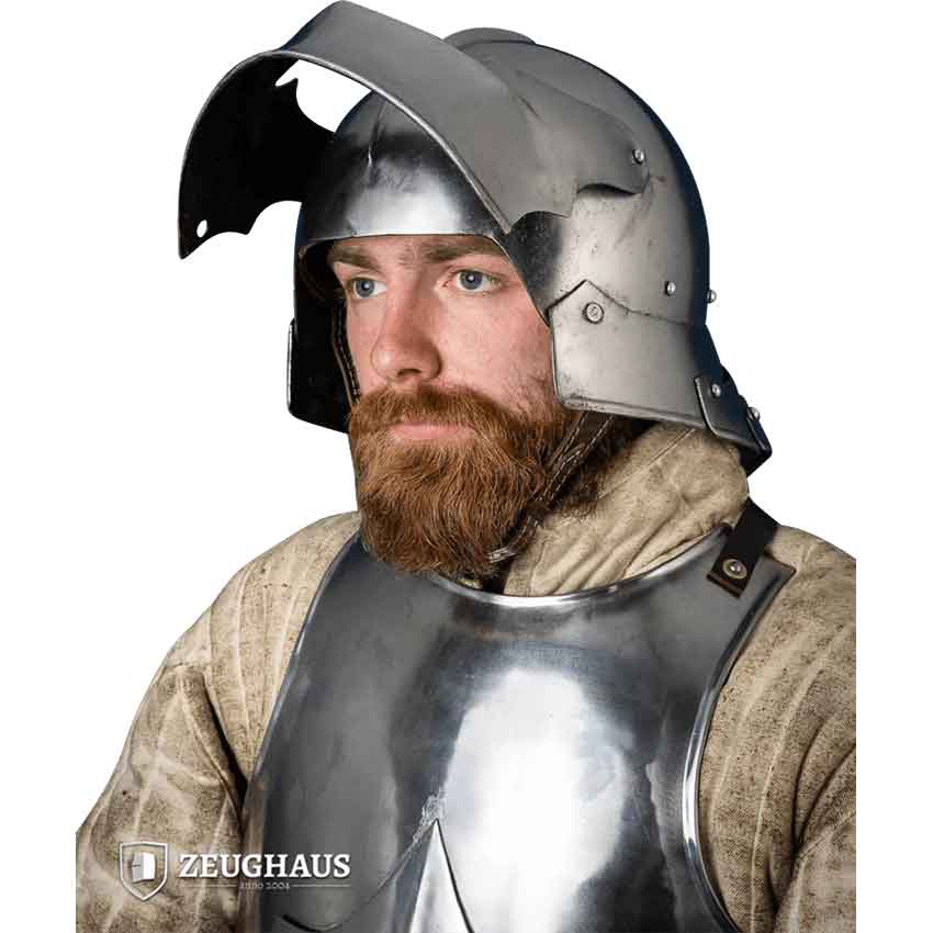 15th Century German Sallet Helmet - Polished