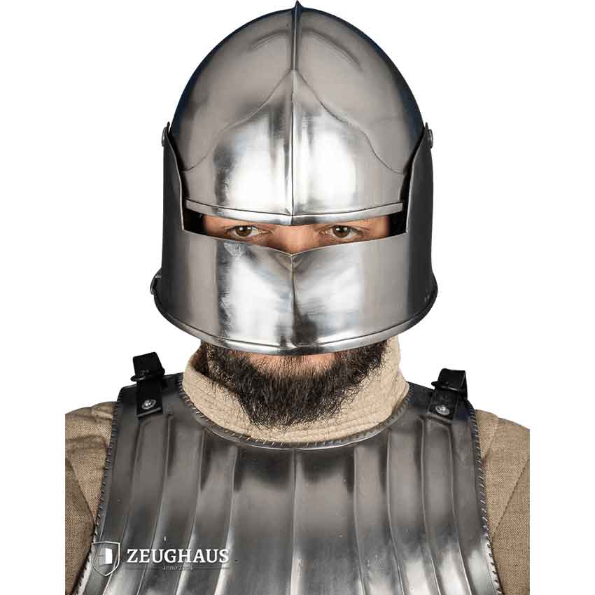 Burgundian Sallet Helmet - Polished