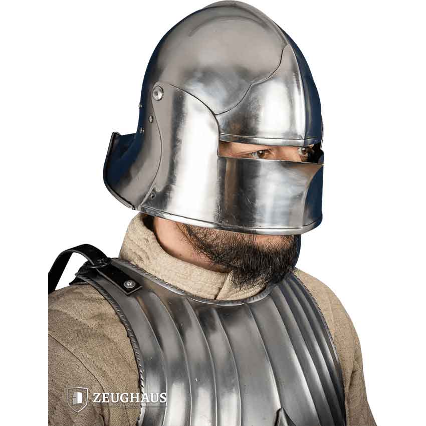 Burgundian Sallet Helmet - Polished