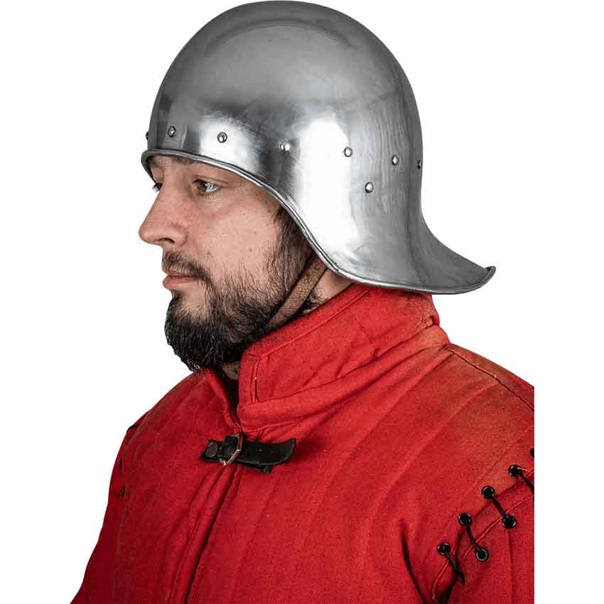 Open Sallet Helmet - Polished