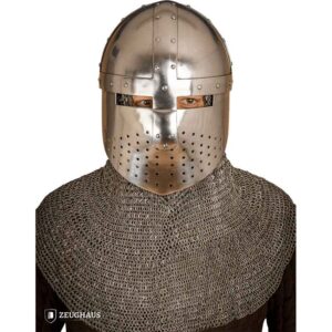 Spangenhelm with Face Guard - Polished