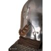 Medieval Bascinet Helmet with Visor - Polished