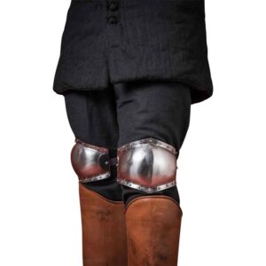 14th Century Knee Armour Polyens - Polished