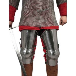 14th Century Upper Leg Armour - Polished