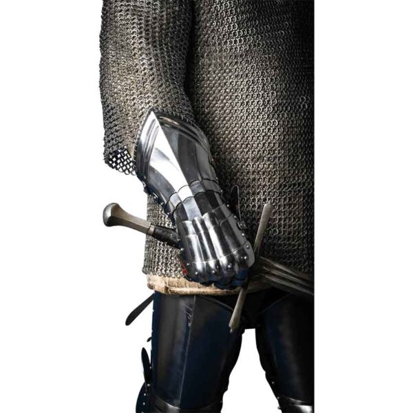 Gothic Steel Gauntlets - Polished