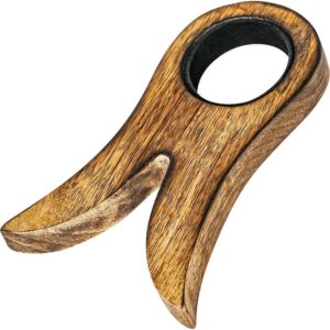 Wooden Drinking Horn Stand