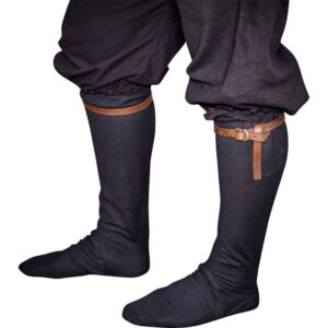 Medieval Leather Leg Garters