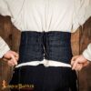 Medieval Padded Broad Arming Belt - Black