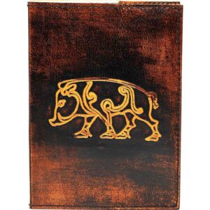 Boar of Mercia Traveler's Leather Journal