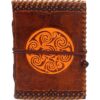 Celtic Spiral Leather Journal