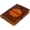 Celtic Spiral Leather Journal